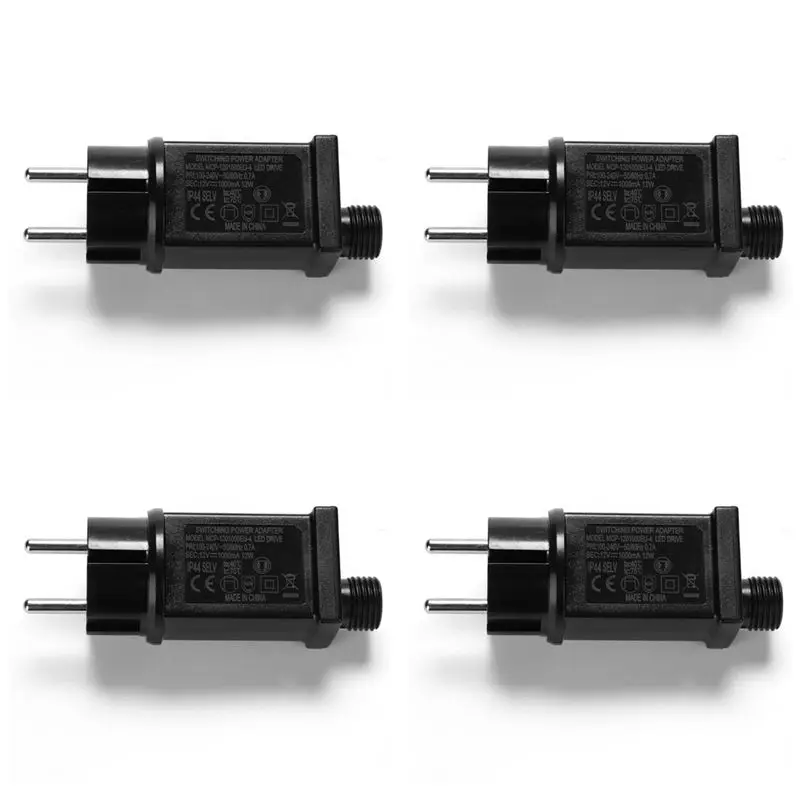 ABKQ-4X Power Adapter 12V 12W Always Bright/Flashing Drive Power LED Driver Waterproof IP44 Power Adapter