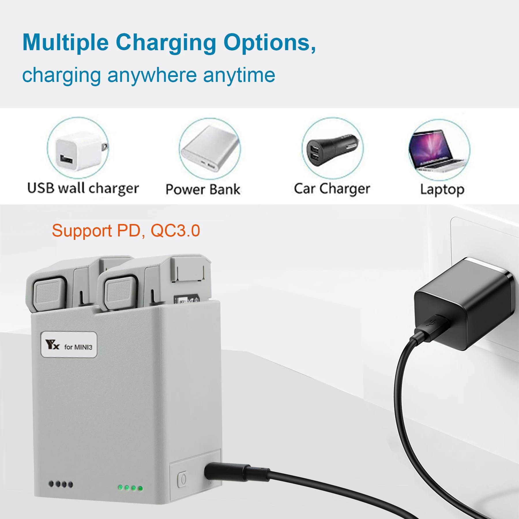 Dji Mini 3 Pro Accessories Official DJI Two-Way Charging Hub For Mini 4 Pro / Mini 3 Pro / Mini 3 Drones Charging Hub Dji