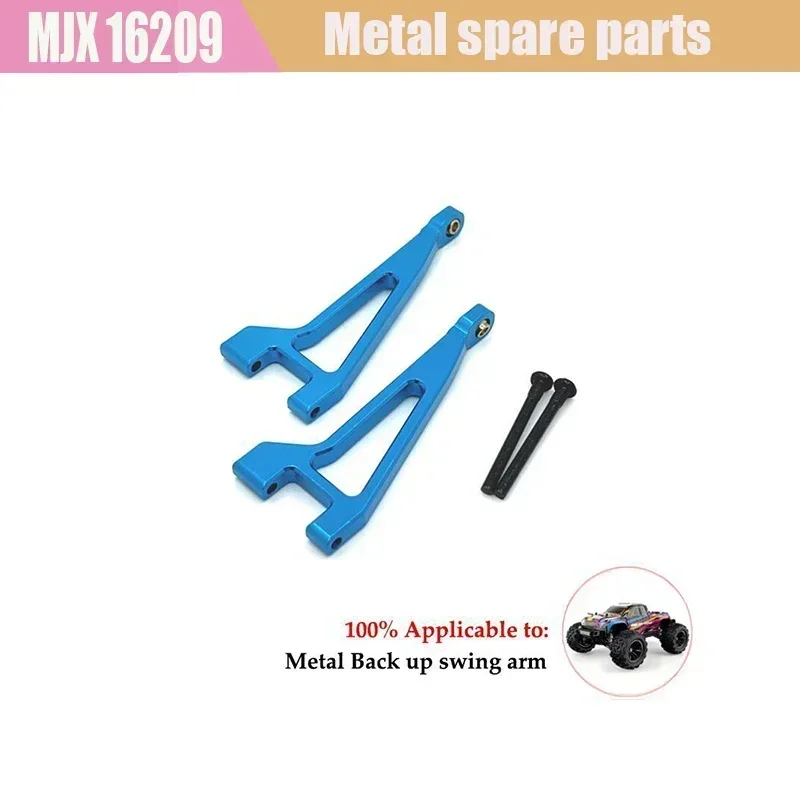 Mjx Hyper Go 16207 16208 16209 16210 Metal Front and Rear Suspension Arm Steering Cup Link Rod Set 1/16 RC Car Upgrade Parts