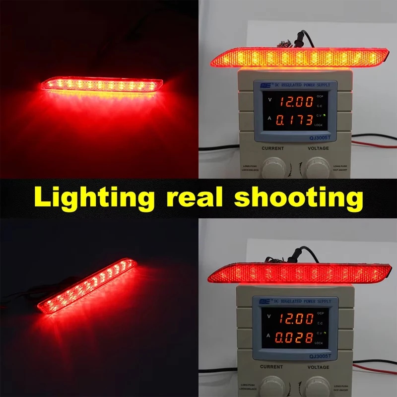 2 قطعة لتويوتا ريز أتمنى سيينا إنوفا ريز Vellfire فيرسو هارير نزهة Aygo ألفارد مارك X LED الوفير عاكس أضواء #5