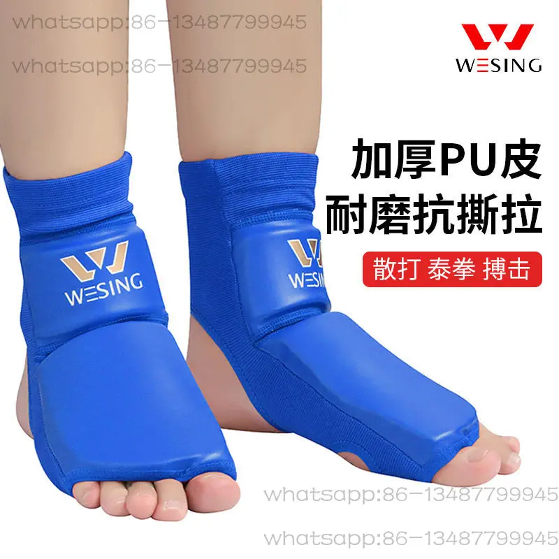 Foot Protection Universal Fighting Ankle Protection Anti-sanda Surface Boxing Taekwondo Instep Protection PU Material