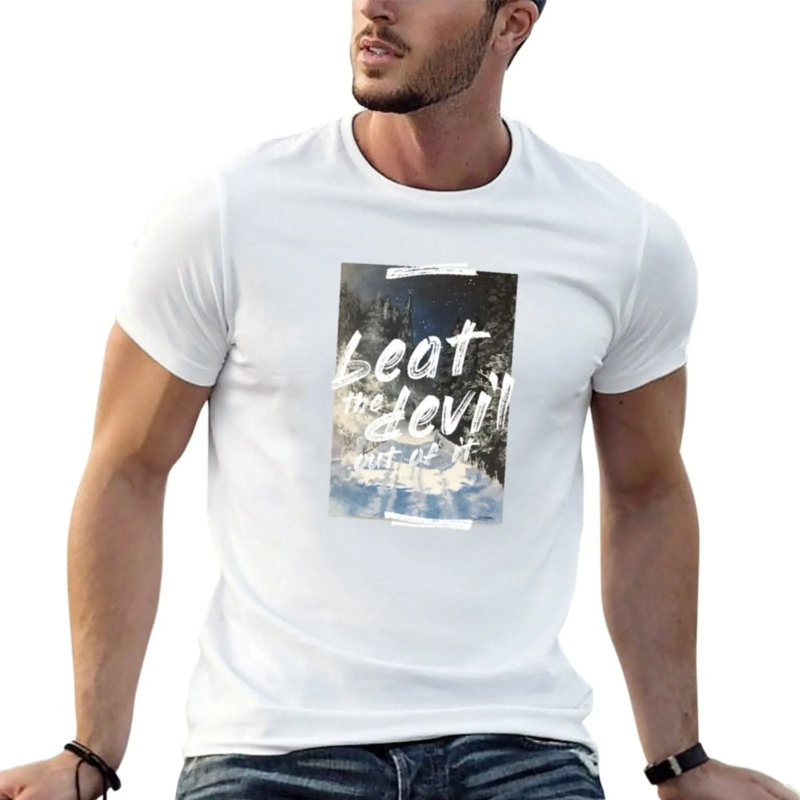 

version men men t man cotton out t man shirts casual shirt - 100% the shirt devil it for of winter t T-Shirt Beat