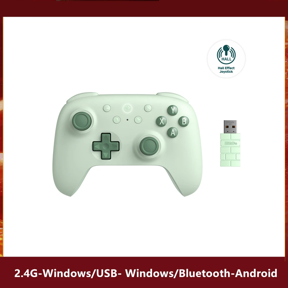 8BitDo Ultimate 2C Draadloze Gaming Controller Nieuwe Kleur Gamepad Joystick voor PC Windows 10/11 Android USB Bluetooth SteamOS