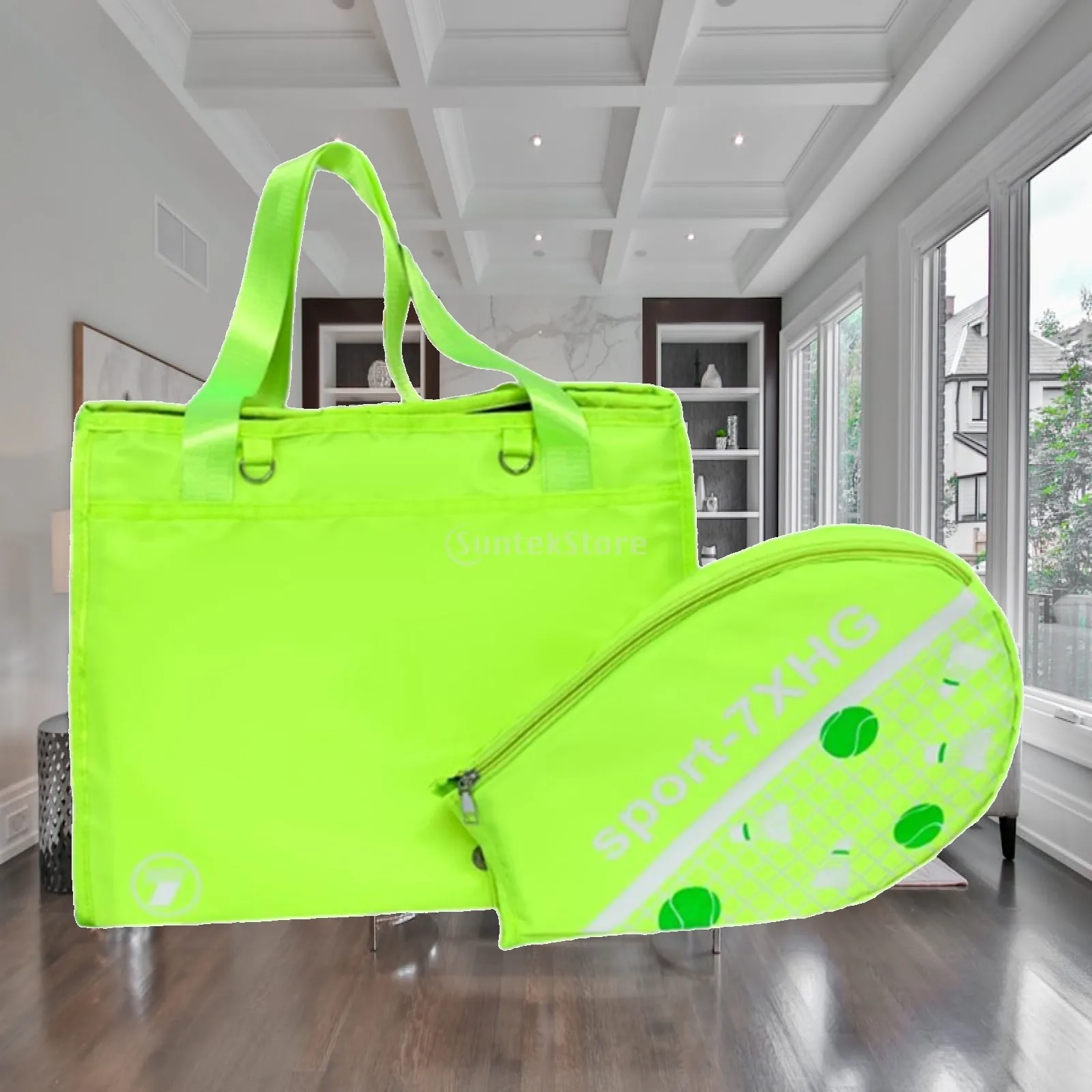 Tennis Handbag Badminton Bag Waterproof Water Resistant Outdoor Sports Multipurpose Professional Storage Racquet Carrying Bag
