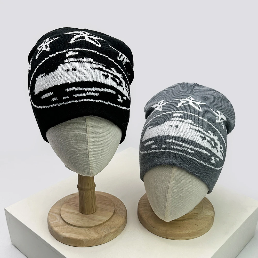 1/3PC Retro Embroidered Knitted Hat for Women, Warm Knitted Hat Style, Fashionable and Casual, Cold proof Hat