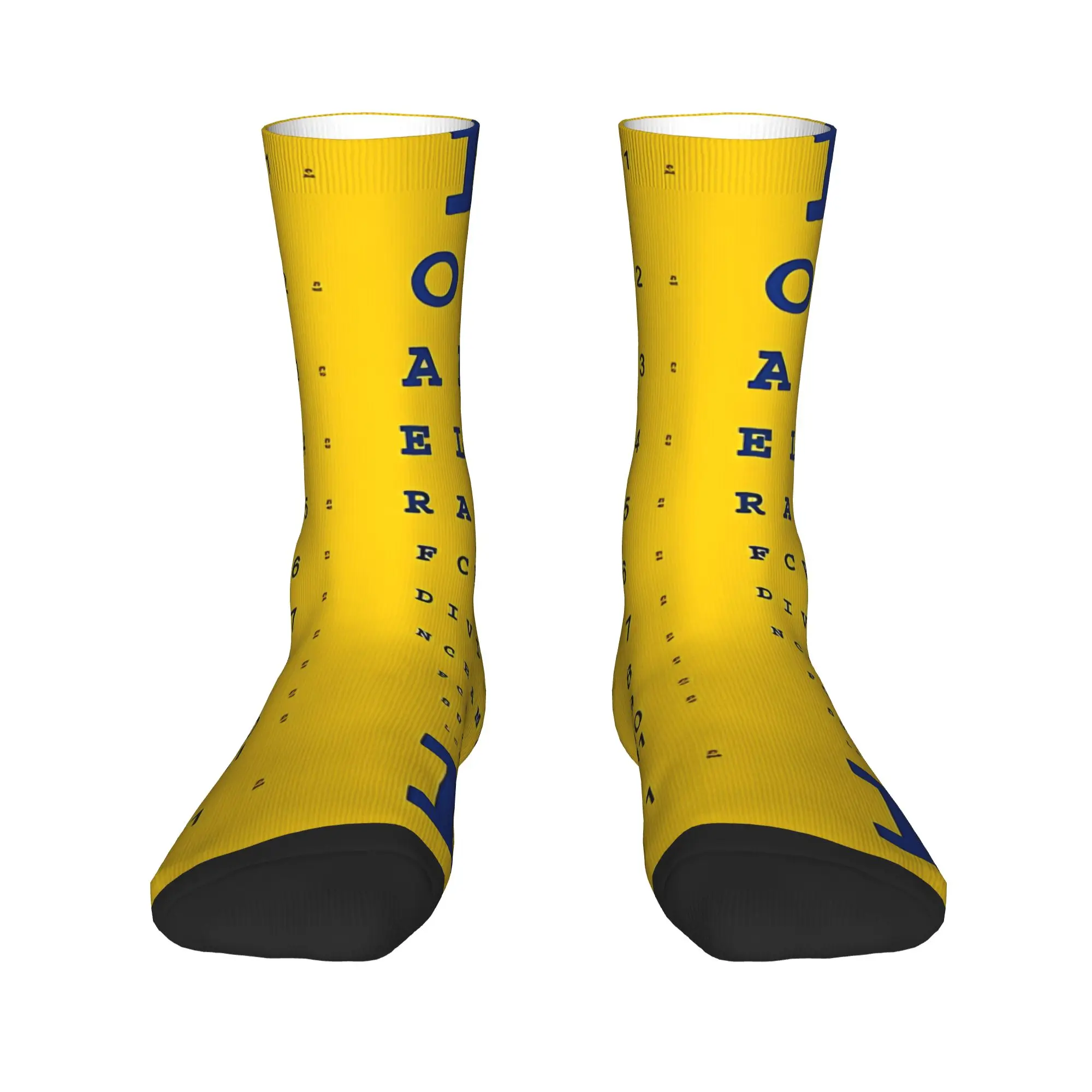 Rams Champs Eye Chart Royal In Sol   Socks Autumn  Stockings Gothic Adults Men Medium Soft Socks Design Cycling Anti Skid Socks