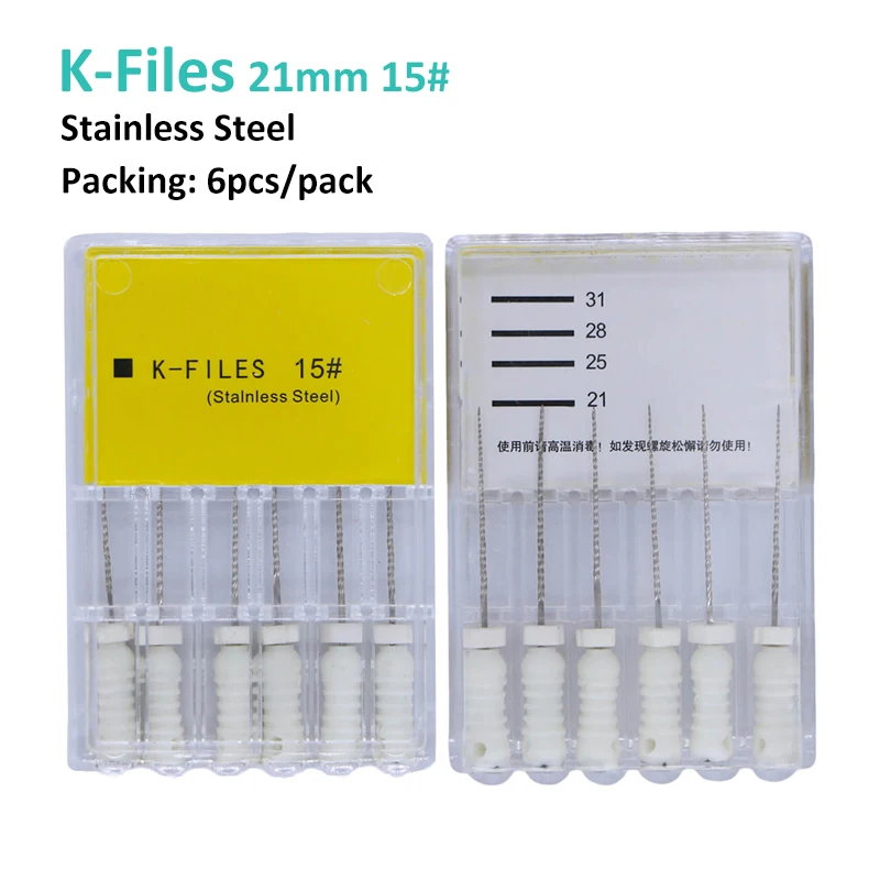 Dental Dndodontics Rotary Endo K File Endodontia Files Dentist Materials Dentistry Tool Instruments Stainless Steel Root Canal