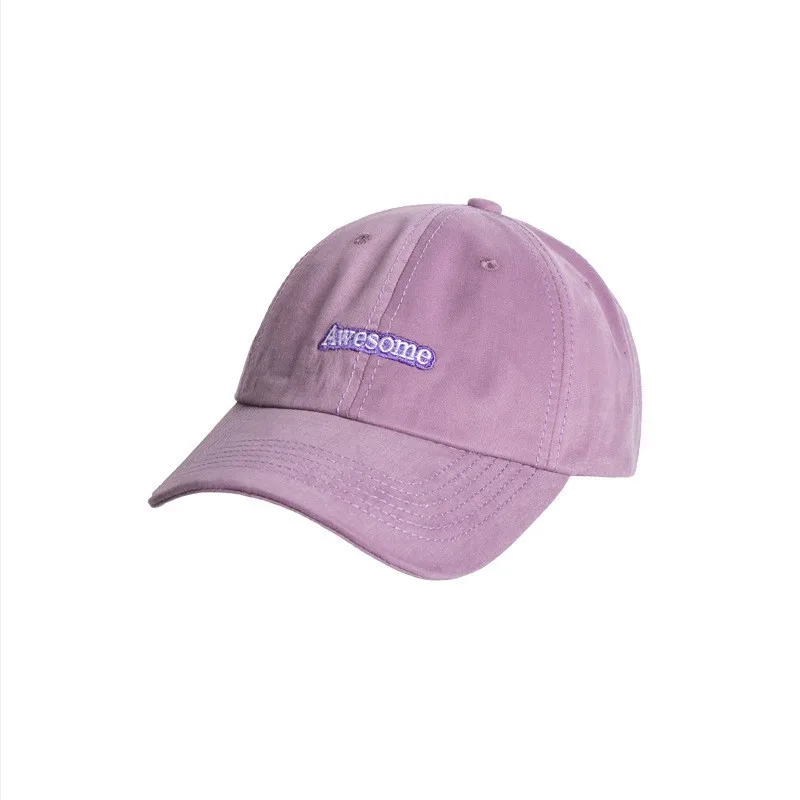 

American soft-top pink large-headed baseball cap female Xia Hanfeng student cute sunshade cap thin cap male