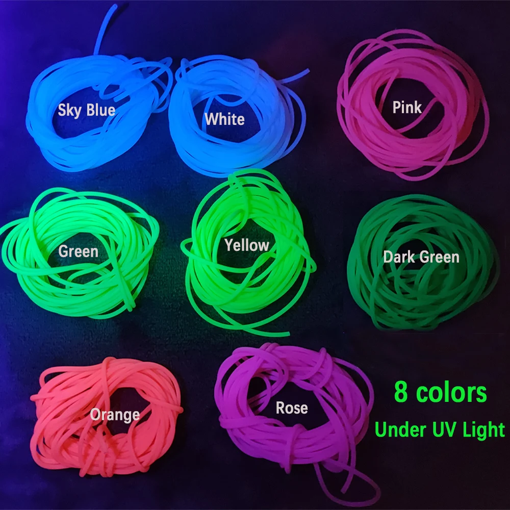 Tubo de silicona UV flexible Vitwins para moscas y sabiki - imagen 2
