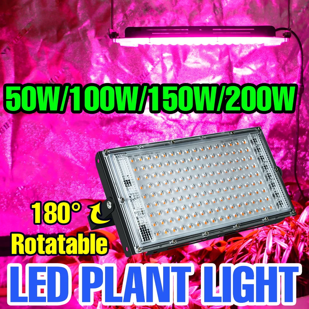 

200 Вт светодиодный светильник для выращивания растений, фитолампа полного спектра для комнатных фруктов, суккулентов, гидропоники, выращивания растений, заполняющее освещение, водонепроницаемое
