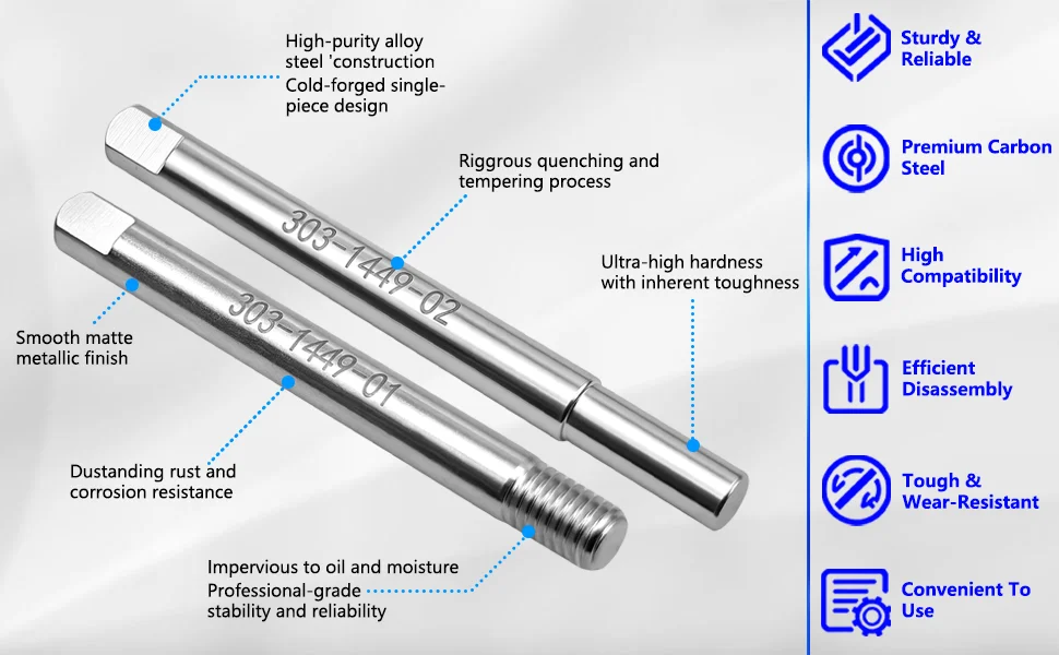 8-teiliges Kompressor-Installationswerkzeug für Jaguar Land Rover 3.0 5.0 V6 V8 Motoren, Gewinde- und Glattführungsstifte 303-1449 Set – Detail 5