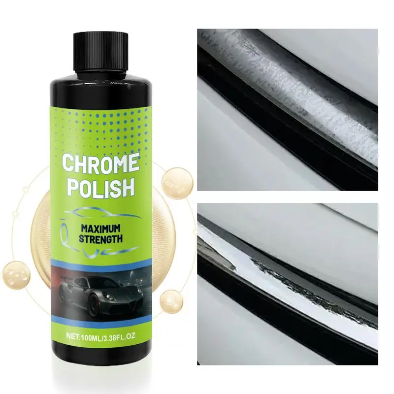 Очиститель и полировка металла восстанавливает блеск, многоцелевой антикоррозийный хромированный полировальный агент для морской посуды, мотоцикла, автофургона