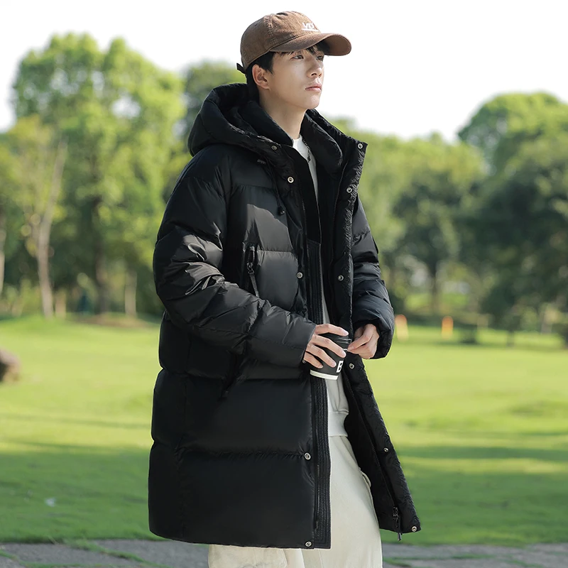 새로운 겨울 패션 따뜻한 중성 재킷 고품질 방풍 통기성 캠핑 하이킹 방한 다운 재킷