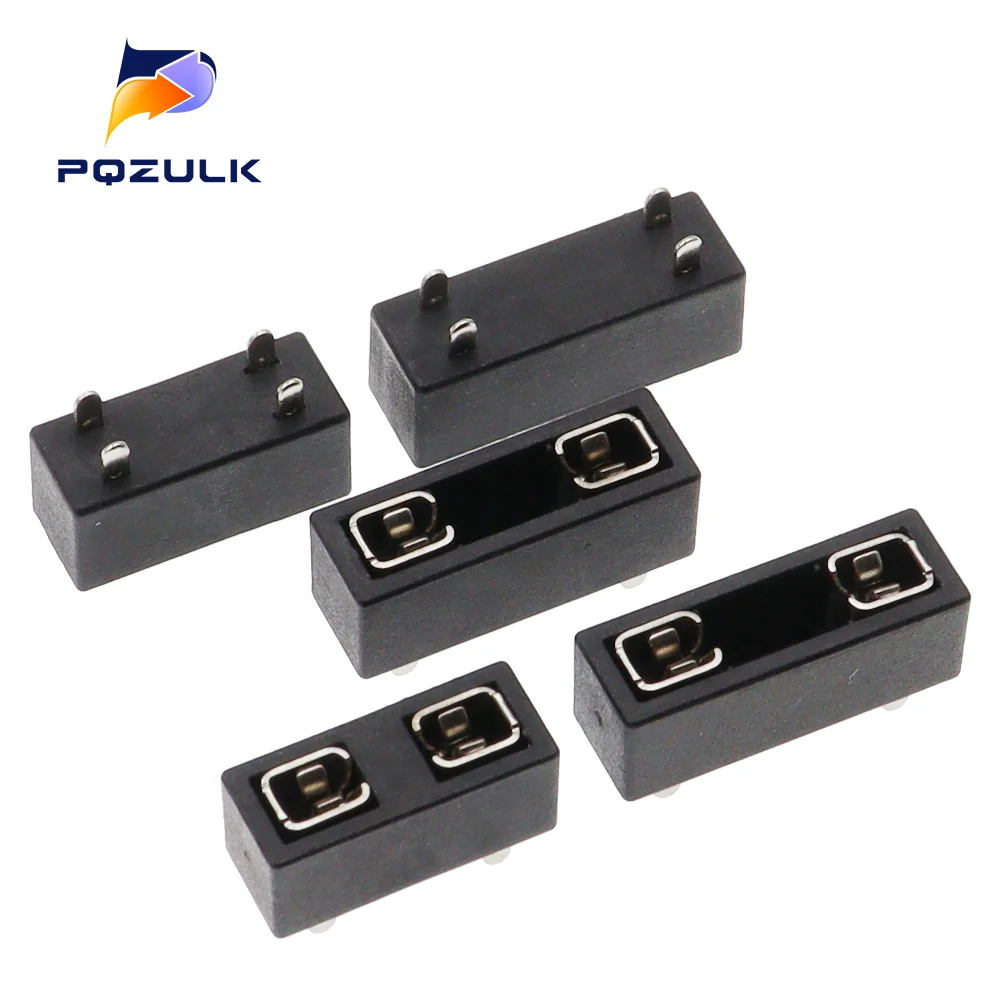 5PCS Micro Mini Small Medium 250V Car Blade Fuse Holder 4Pin Plastic Clip Fuse Seat PCB Panel Mount Insurance Blocks Safety