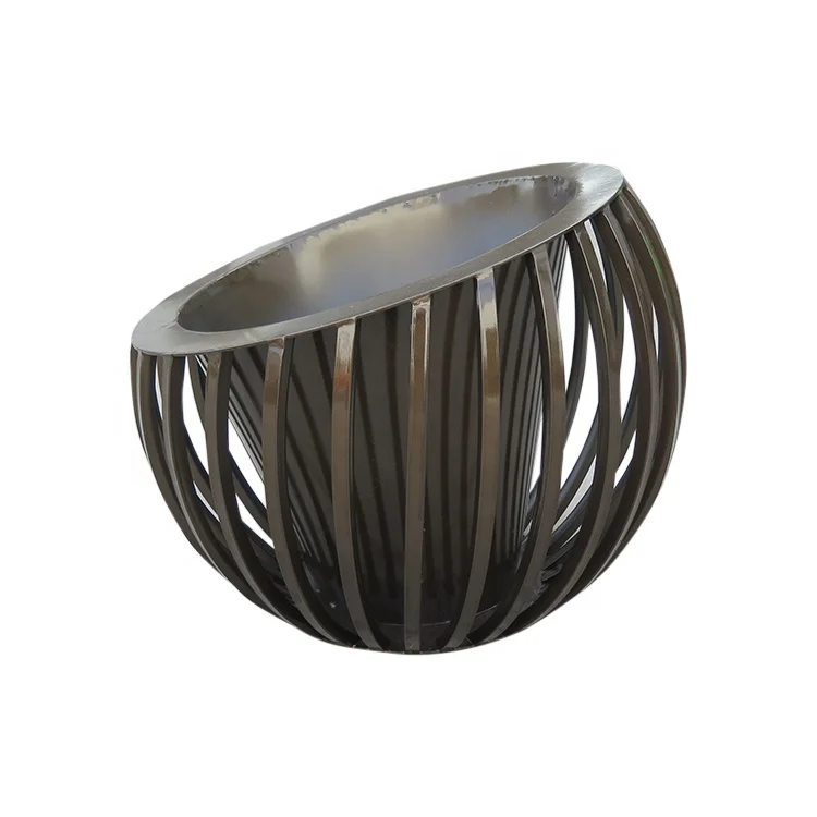 

Садовый металлический уличный современный внешний вид, украшение для цветочного горшка, уличная коробка для цветов