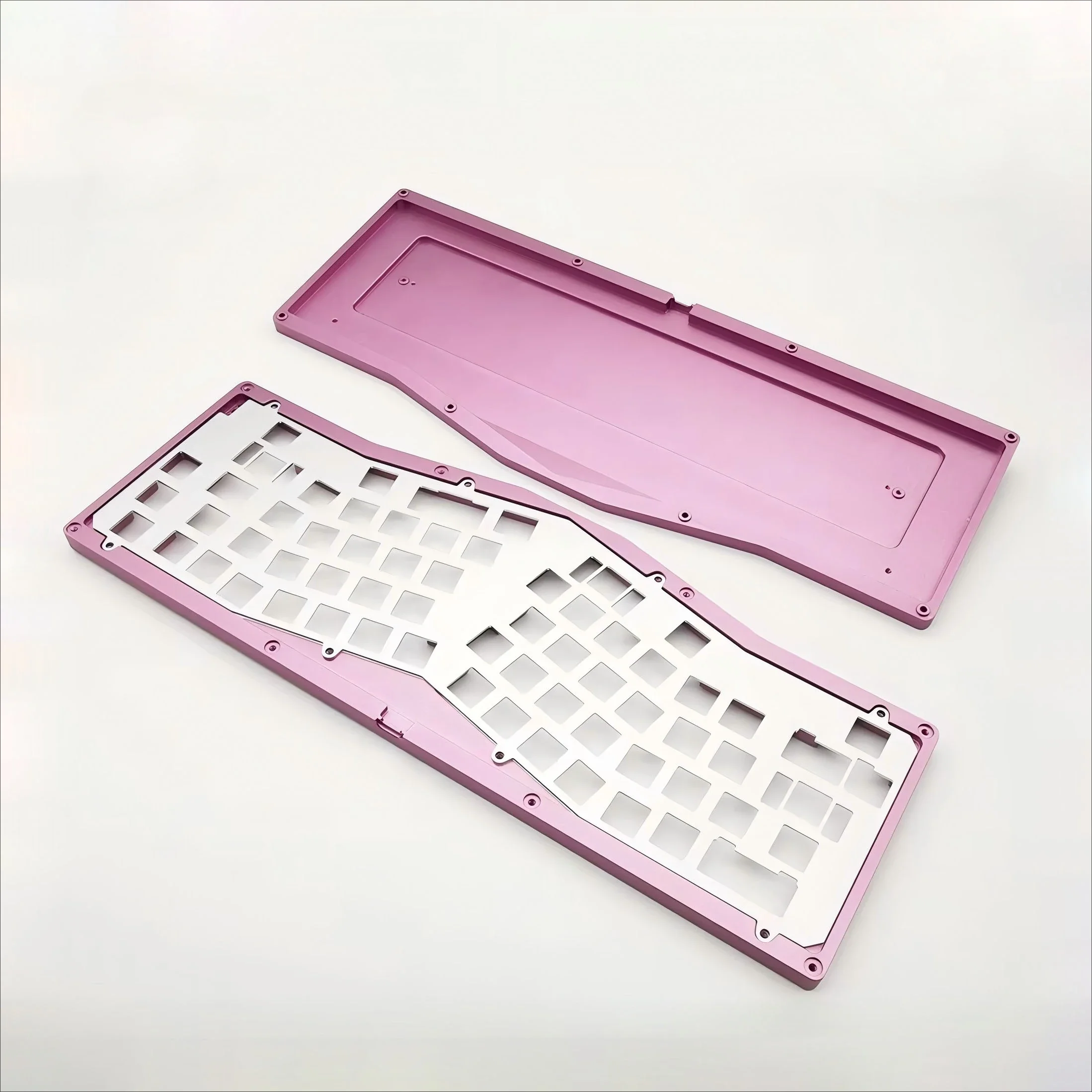 Verified OEM Gaming Coutume Clavier Trousse Customized Keyboard CNC Aluminum CNC Turning Milling Parts