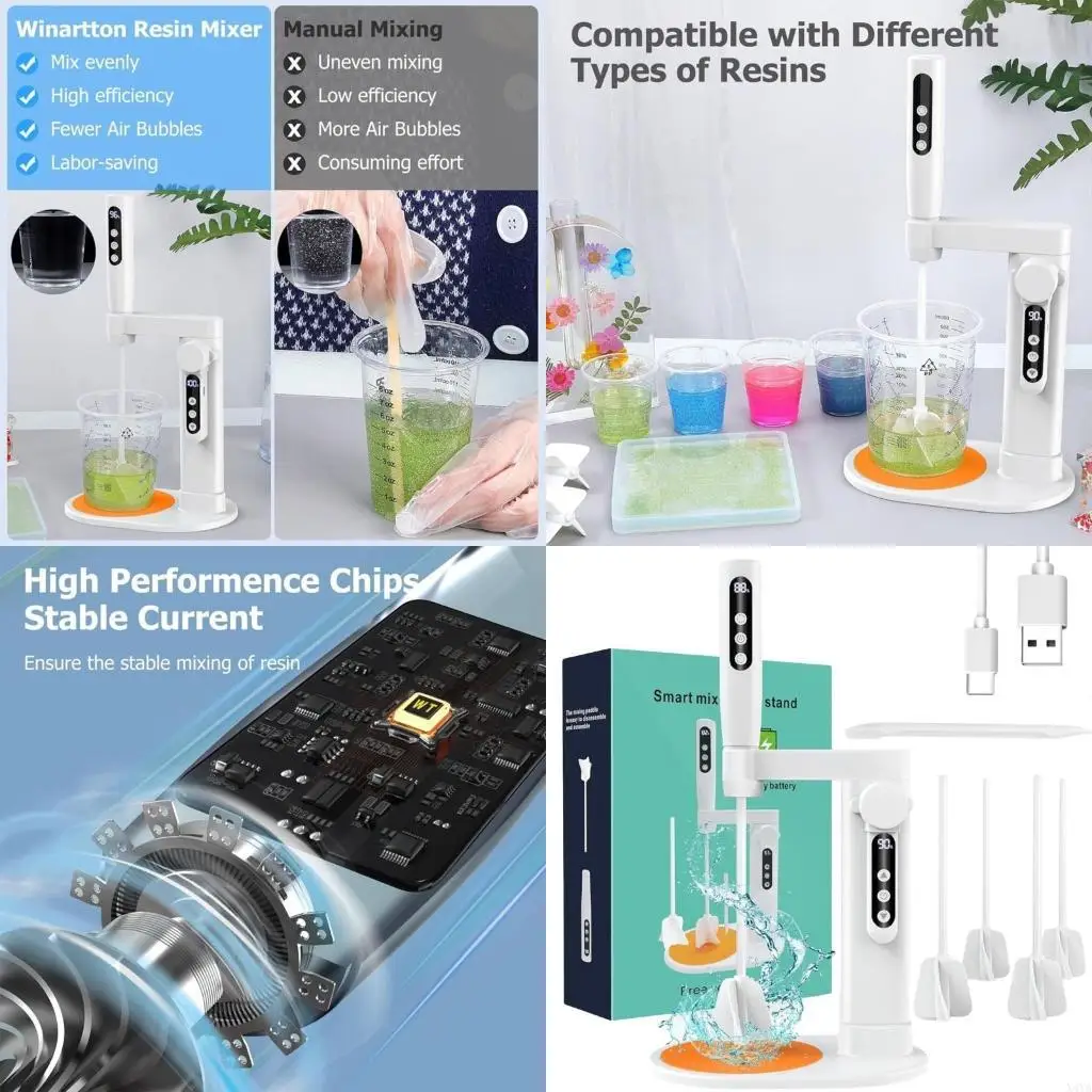 

X4ya небольшая автоматическая смола 5 -й скорость Контроль для эффективного эпоксидного смешивания идеально подходит для форм и