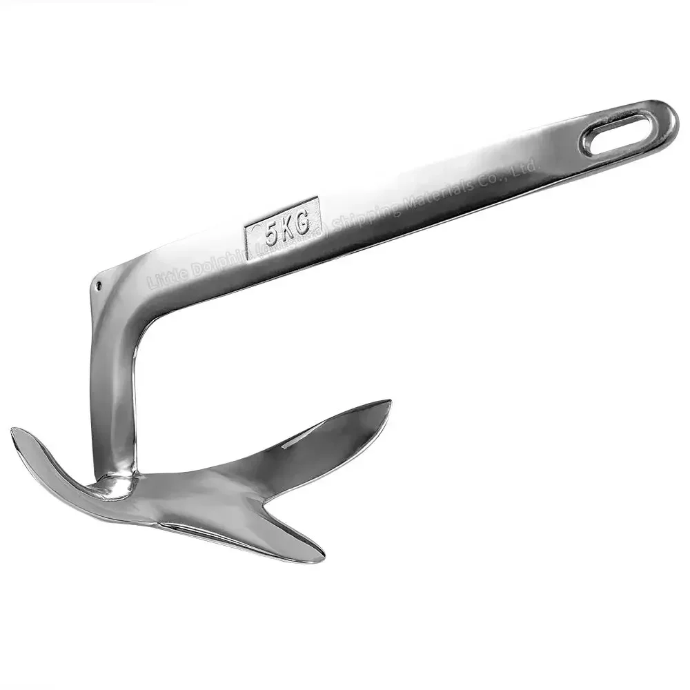 Power AISI 316 Stainless Steel Marine Accessories Bruce Anchor For Boat 7.5/10/15/20/25KG