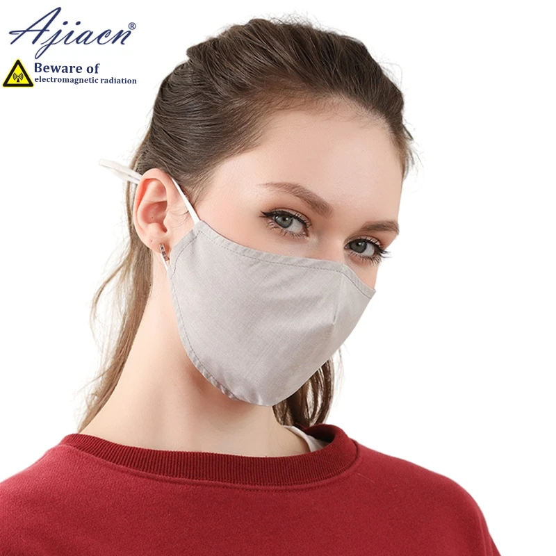 Empfehlen Anti-Strahlung 50% Silber faser Stoff maske verhindern Smog, lehnen Bakterien elektro magnetische Strahlung Abschirm maske