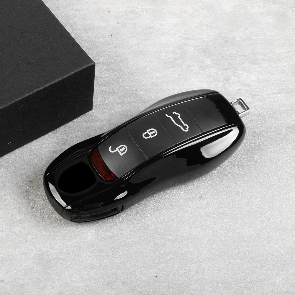 Car Key Case Cover For Porsche 718 911 Panamera Cayenne Macan Boxster Cayman Car Key Shell Remote Control Fob Cover Replace