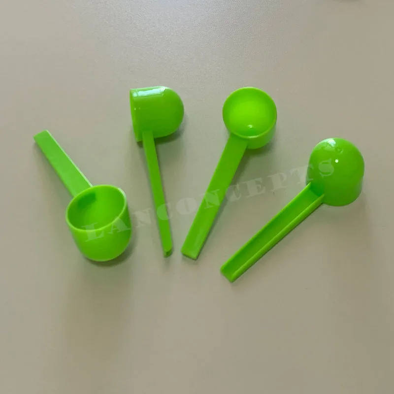 10ML 5g PP Spoon 5gram Plastic Measuring Scoop for medical milk powder Liquid - green 200pcs/lot free shipping