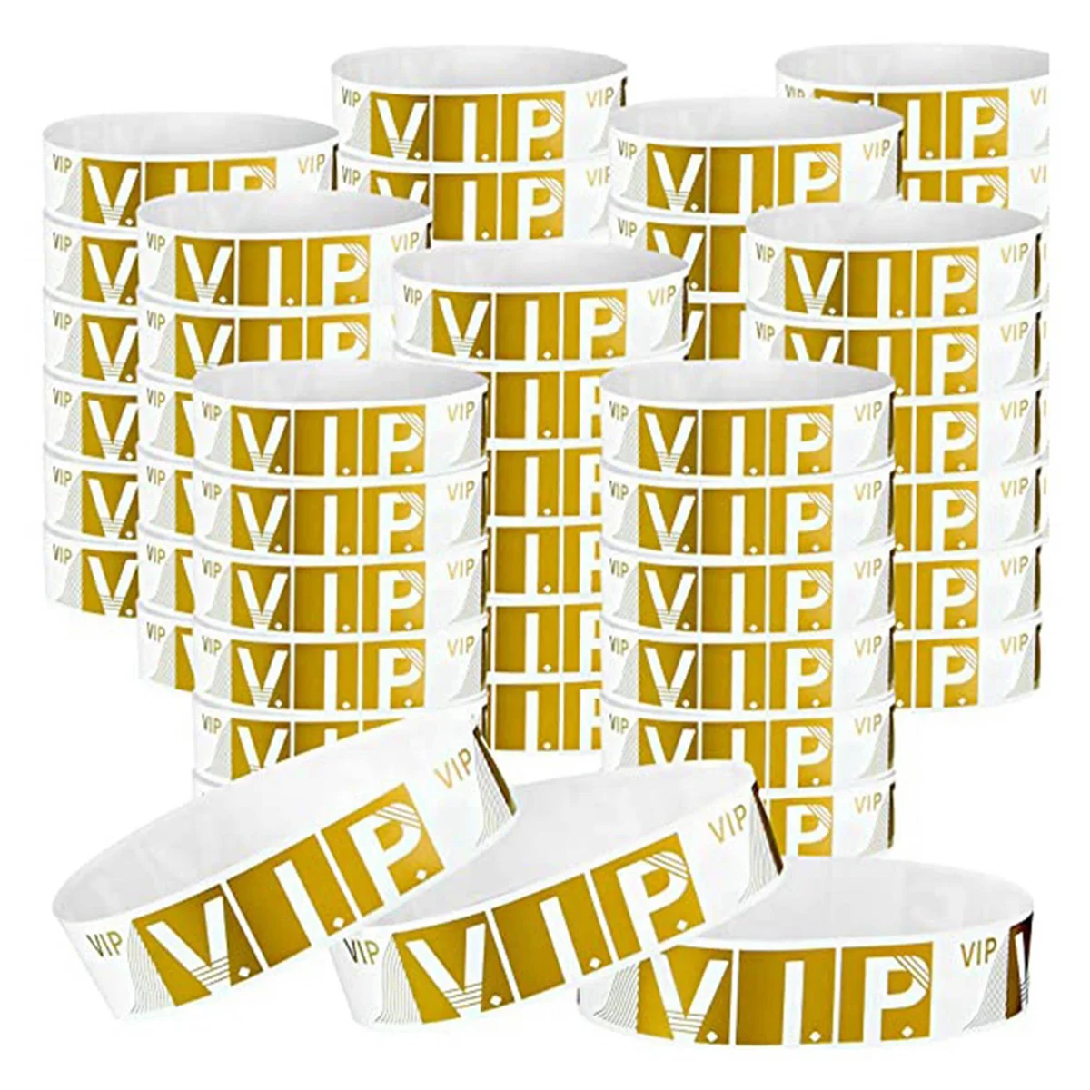 

2000 Pcs VIP Wristbands Lightweight Event Bracelets Personalized Party Wrist Bands Colored Waterproof Armband-A74Z