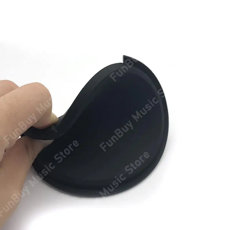 1pcs Guitar Sound Hole Cover Holder Block Silencer Silicone Soundhole for Classical Guitar Acoustic Folk Guitar Black 86/100MM