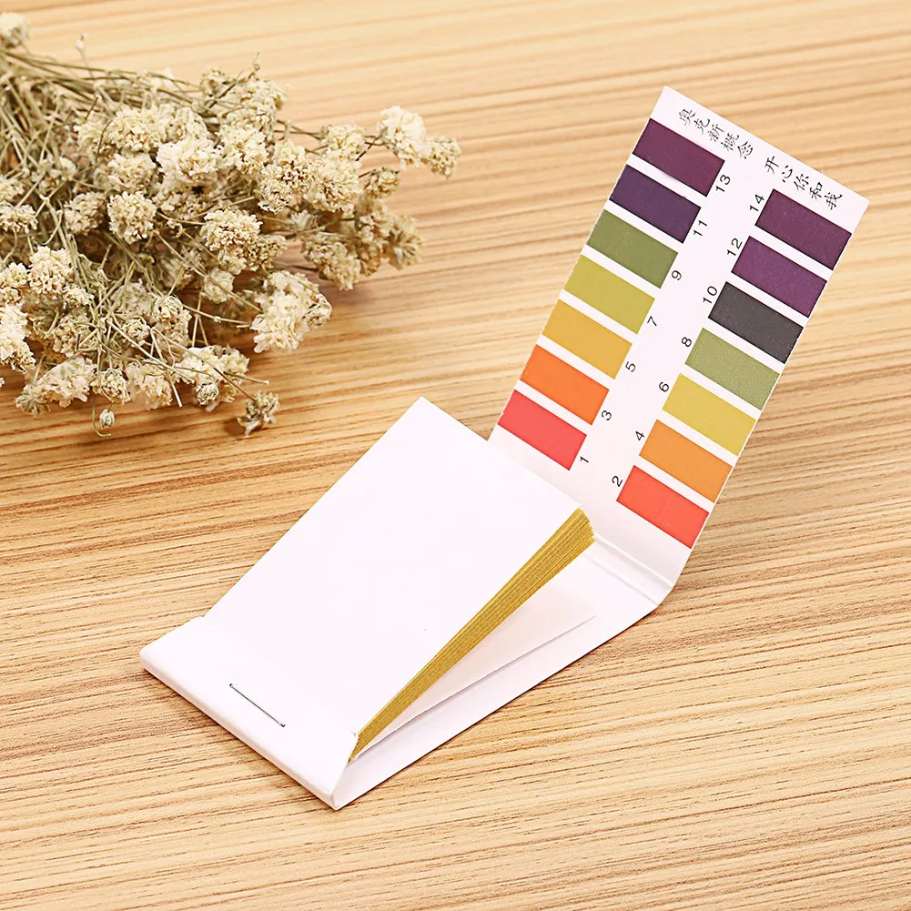 Alkaline Acid Test Paper Test Paper WALRONT 1 Set 80 Strips Full Range pH Alkaline Acid 1-14 Test Paper Water Litmus Testing Kit