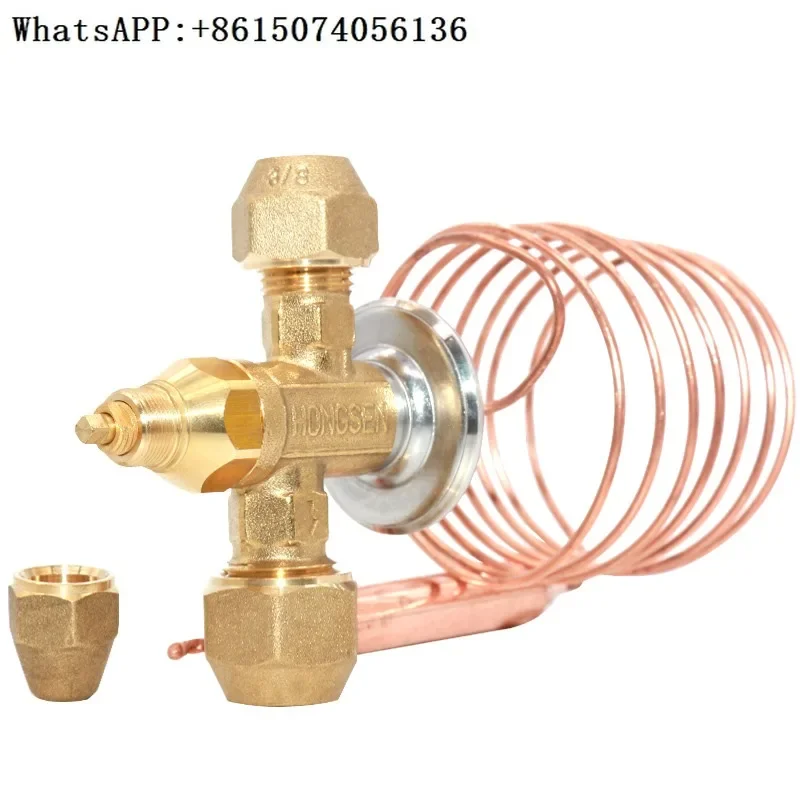 Air conditioning cold storage throttle valve RF22-φ 1.0 ~ 5 internal balance thermal expansion valve refrigeration accessories