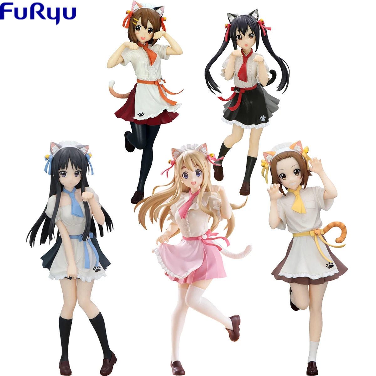 

ФуРю Аниме К-ОН! Hirasawa Yui Nakano Azusa Akiyama Mio Tainaka Ritsu Kotobuki Tsumugi Trio-Try-iT Фигурка Коллекционная модель игрушки