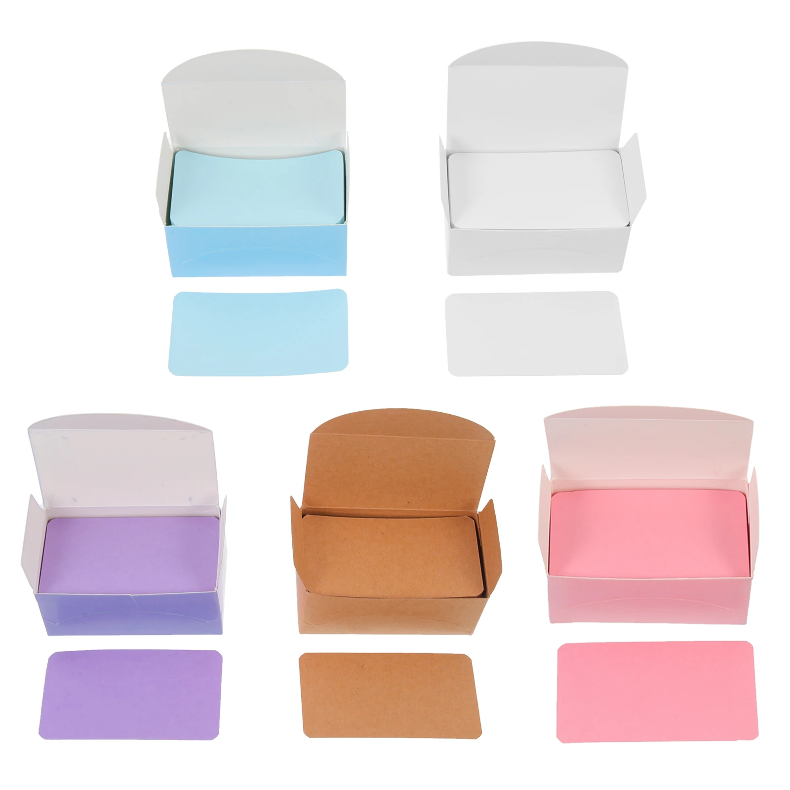 

500pcs Blank Study Compact Note Compact Note For Daily Use Blank Cards Portable Memo Pad Lightweight Graffiti Cards