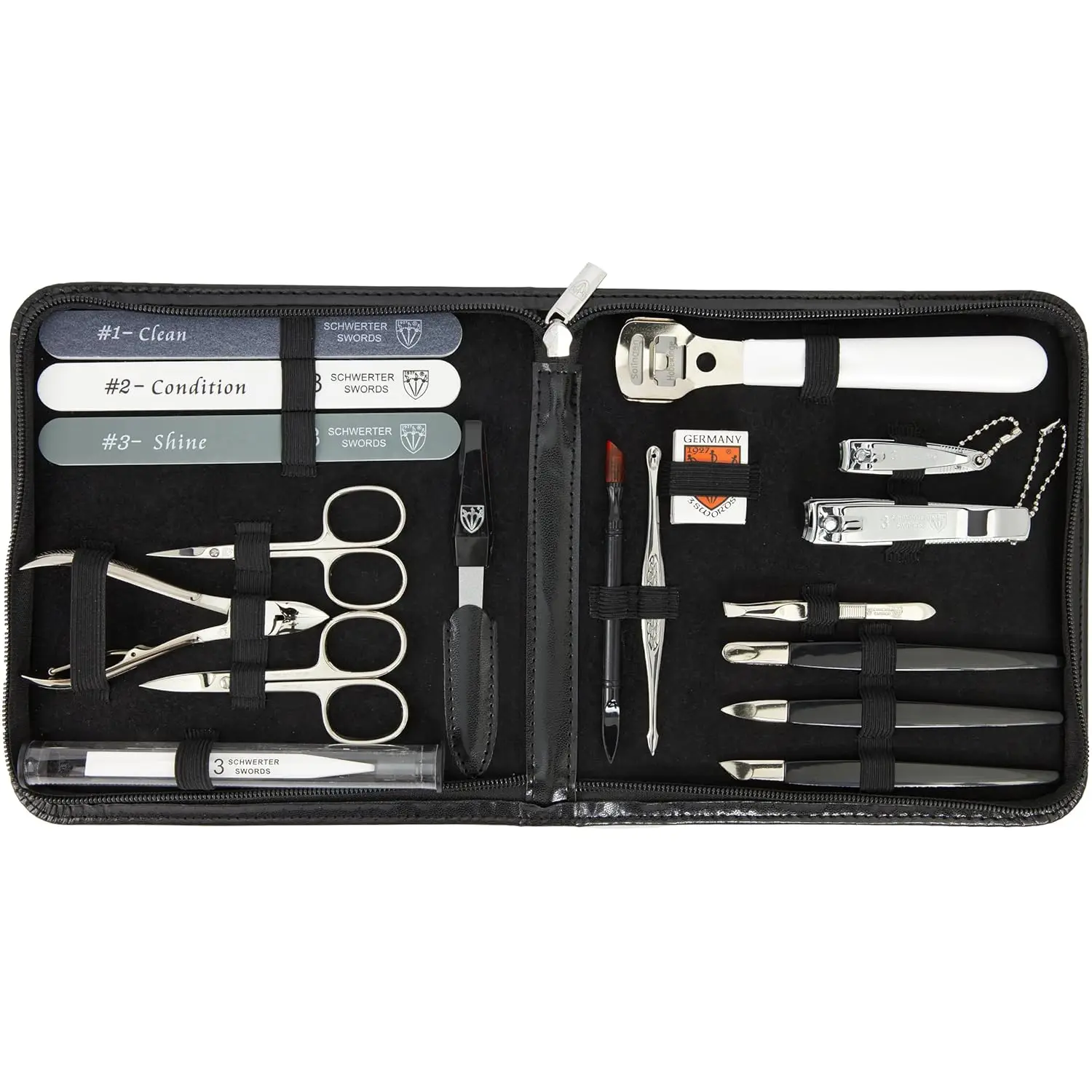 

Professional Manicure Pedicure Set Kit with 20 Tools - Complete Nail Care for Home & Travel