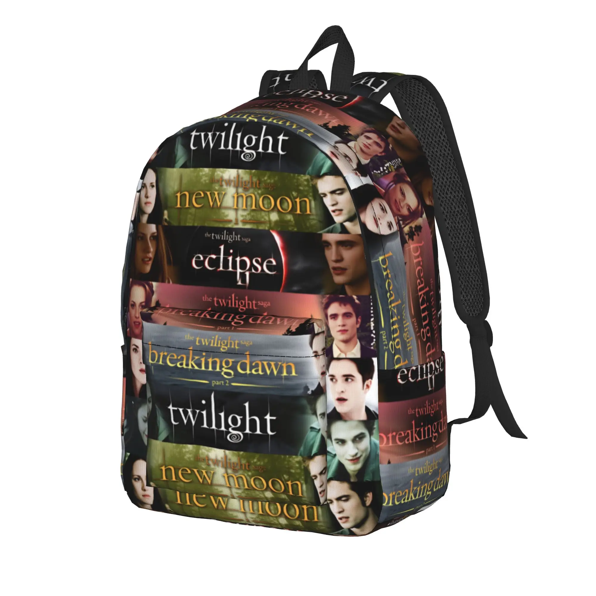 Decor Edward Backpack The Twilight Saga Kawaii Backpacks Women Men Travel Print High School Bags Colorful Rucksack