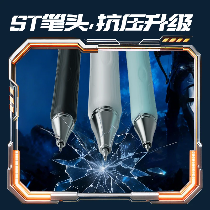 ديلي 5 قطعة 0.5 مللي متر الحبر الأسود هلام أقلام اللوازم المكتبية القرطاسية توقيع القلم مدرسة طالب لوازم هدية قلم حبر جاف