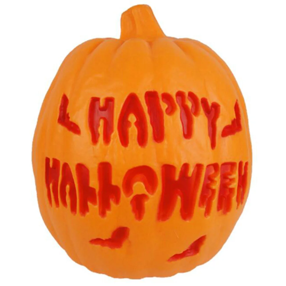 1Pcs Halloween Hollow Pumpkin Lamp Orange Carved Glow in Dark Happy Halloween Party Decorative Lighting Hollow Pumpkin Lamp