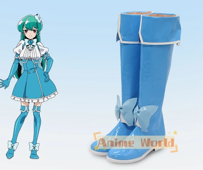 애니메이션 나는 마법 소녀를 감상합니다 마법 소녀 Minakami Sayo Magia Azure 코스프레 신발