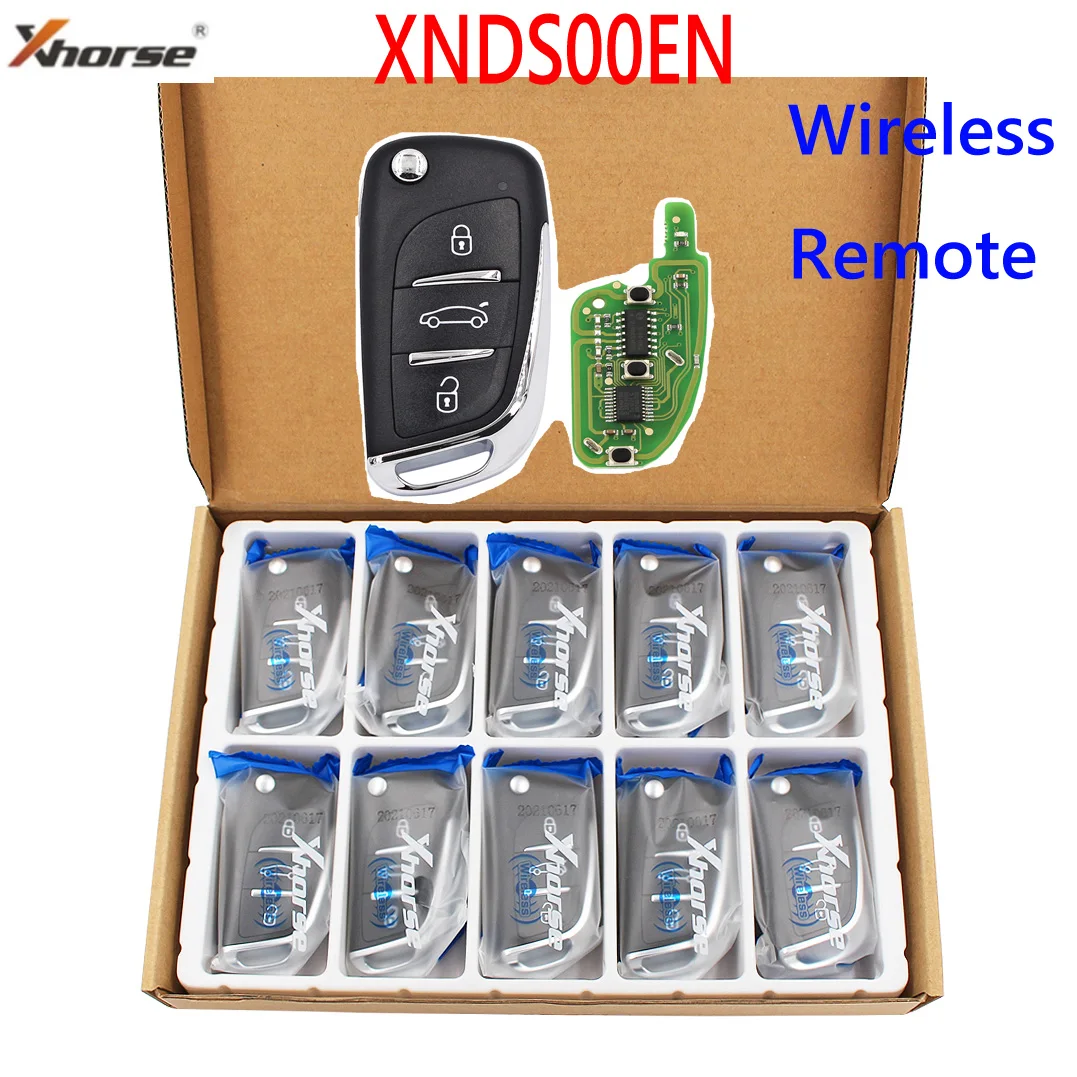 Xhorse XNDS00EN DS Type VVDI Wireless Universal Remote Key 3 Buttons  XN For VVDI Mini/Key Tool Max KEY Prpgrammer