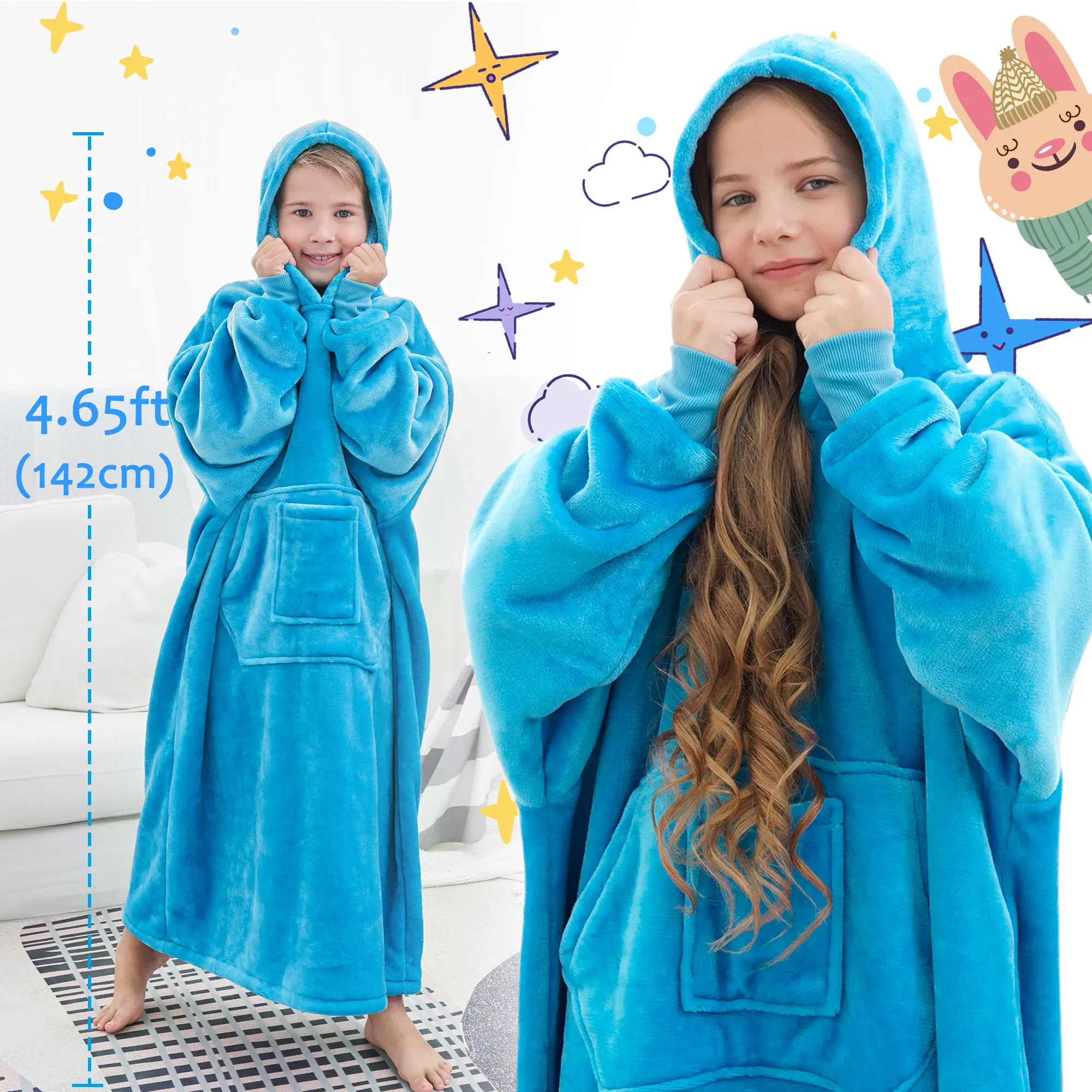 Large-sized pullover pajamas 4
