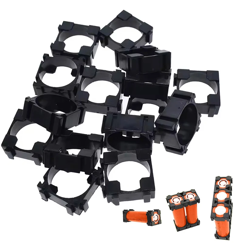 100Pcs 18650 Lithium Battery Holder Plastic Fixed Bracket Cell Spacer Anti Vibration Stand For DIY Battery Pack Assembly Kit Set