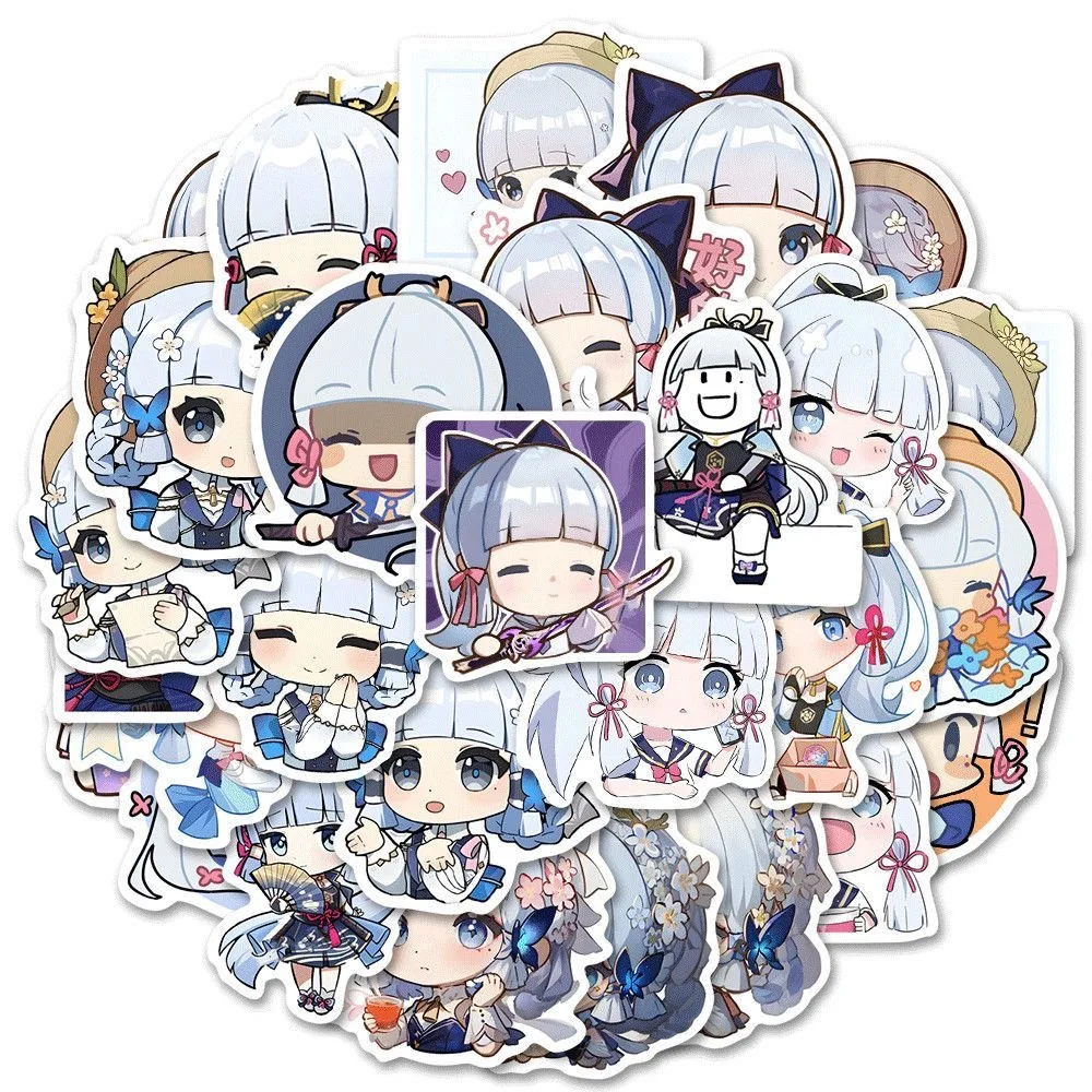 

Sunsyea Genshin Impact Merch Fans Collection Role Stickers 61 Pieces Ayaka