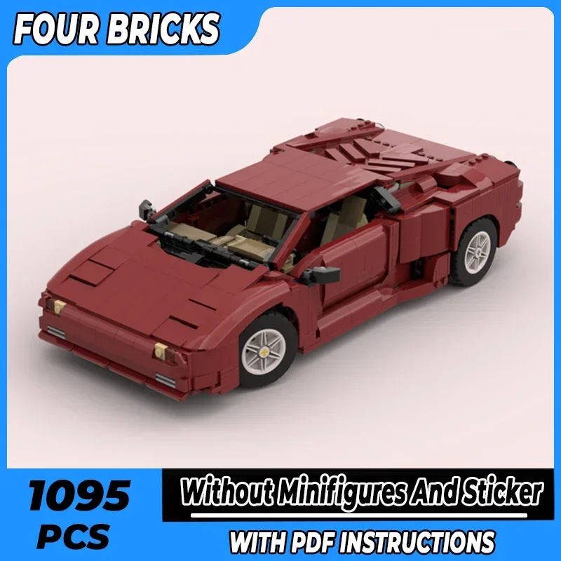 

City Supercar Model Moc Building Bricks Super Speed Champion Technology Modular Blocks Gifts Christmas Toys DIY Sets Assembly