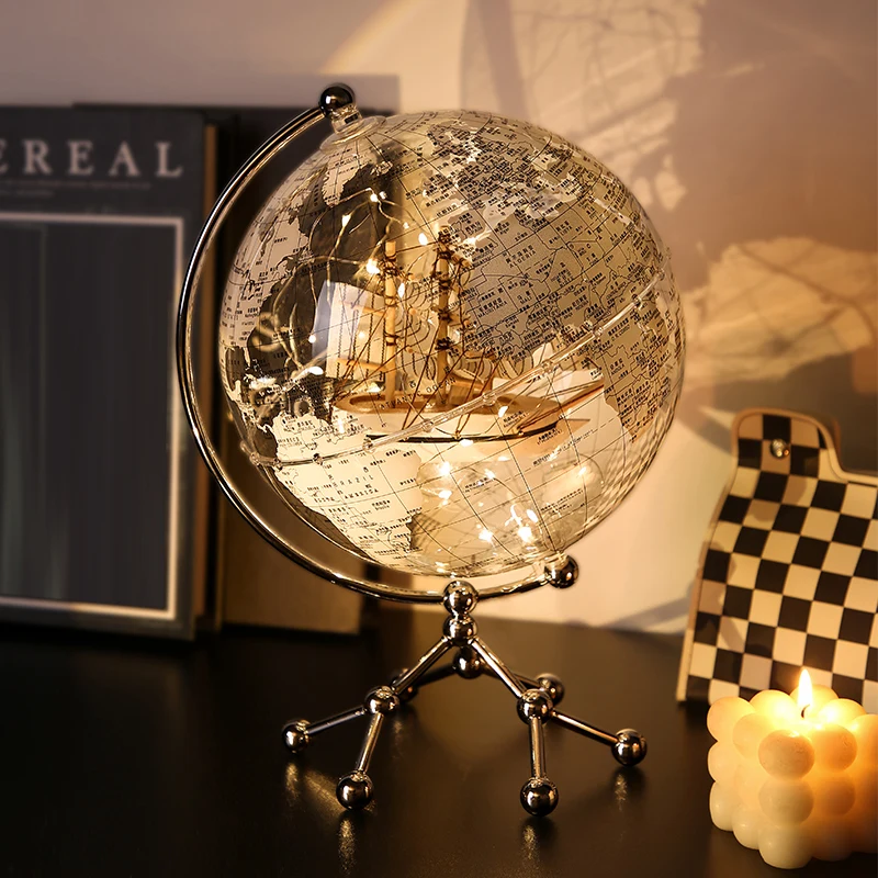 light luxury high-end globe ornament