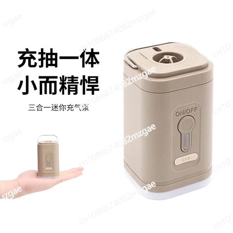 

The new outdoor camping air pump is convenient, small and high-power air pump, camping camp with light air pump cartridge