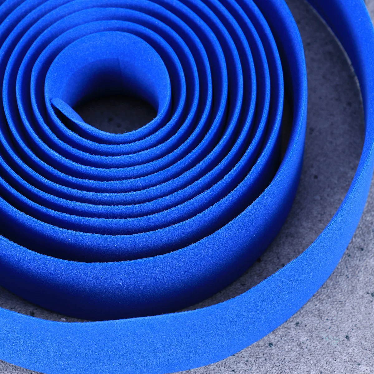 

1Pair Handlebar Tape Non-Slip Belt Cork with End Plugs and Self-Adhesive Strips for Road Bike Dark Blue Handlebar Tape