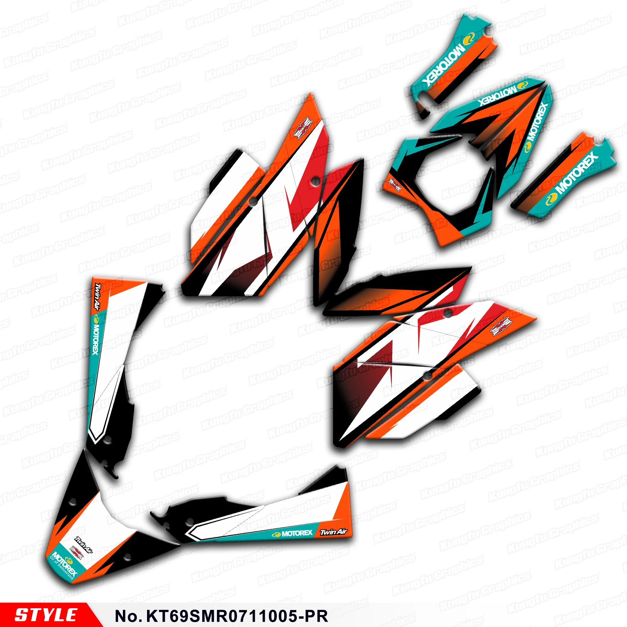 

Клейкие наклейки JY RACING Racing, графические наклейки для KTM SM SMR 690 2007 2008 2009 2010 2011, ремонт, KT69SMR 0711005 -ПР