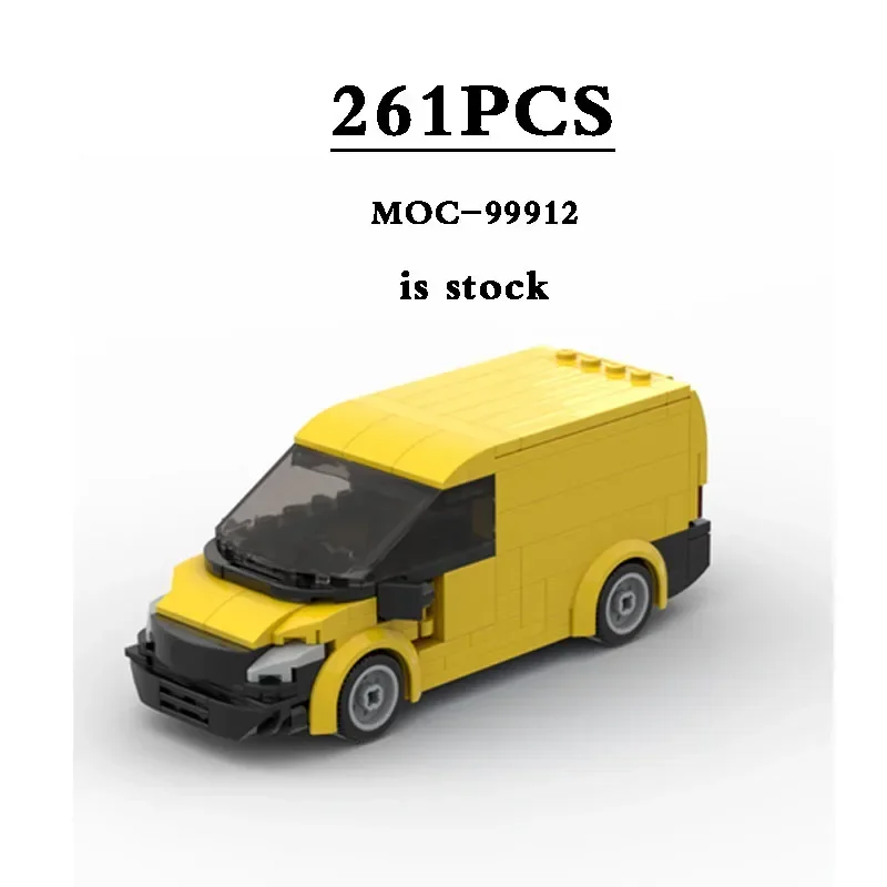 MOC SPEED CHAMPION DHL MOC-99912 CAR TOY BUILDING BLOCK MODEL 261PCS TRUCK MODEL PUZZLE BOY TOY BIRTHDAY GIFT CHRISTMAS GIFT