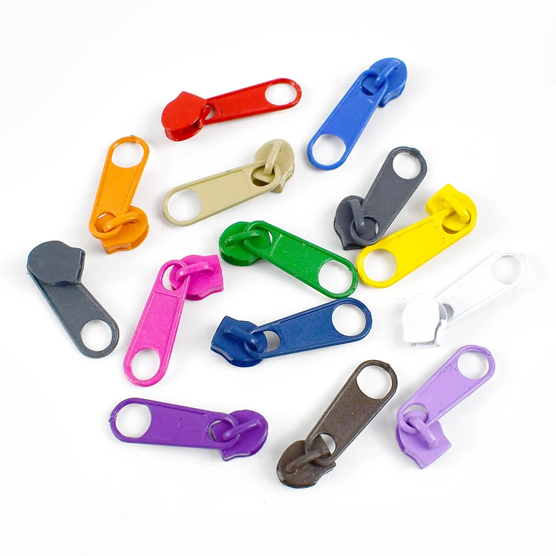 Picture 5: 20-100Pcs 3#5# Color Nylon Zipper Pull Head for Backpack Coat Replacement Zippers Slider Pocket Zips Repair Kit DIY Accessories