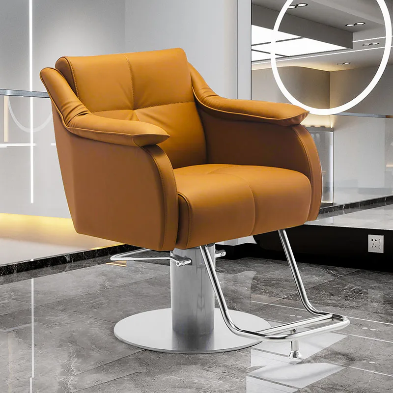 Gezichts Stylist Kappersstoelen Make-Up Ergonomische Schoonheid Kapper Kappersstoelen Comfortabele Silla Barberia Luxe Meubels