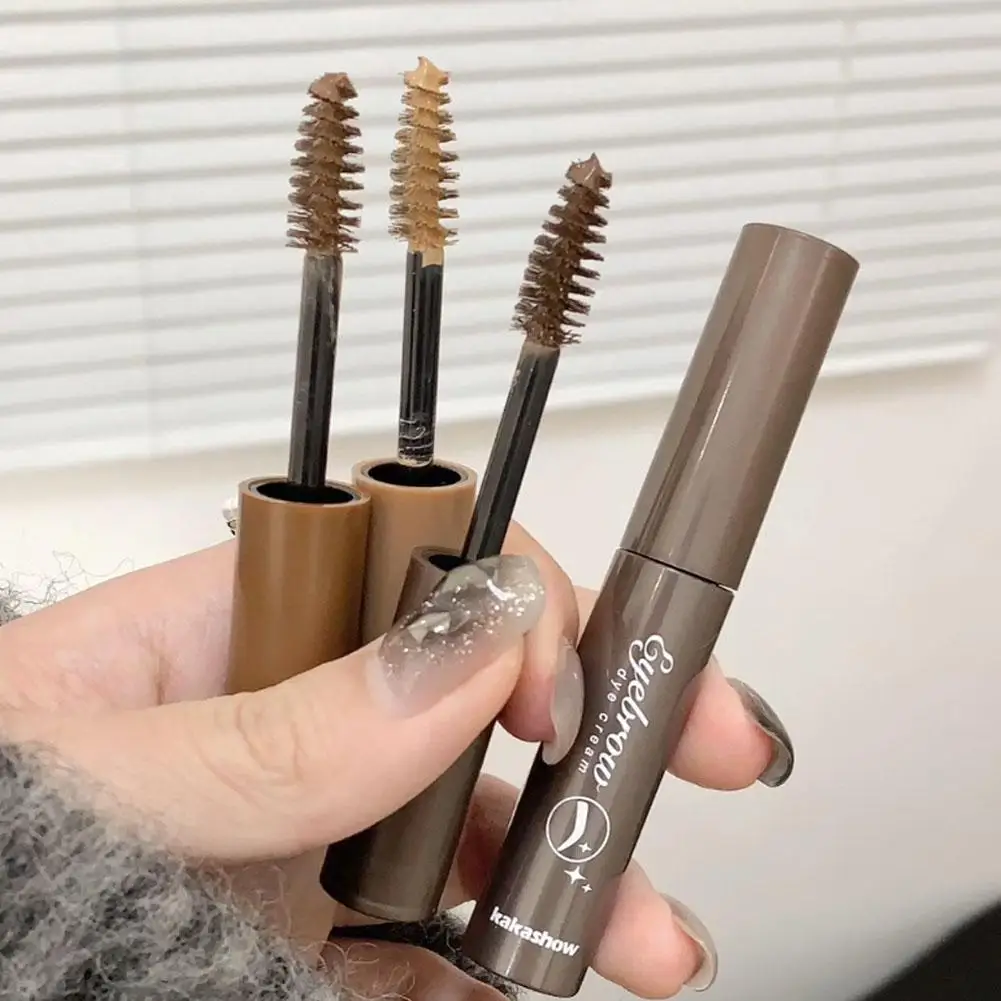 3D 눈썹 염료 크림 오랫동안 지속되는 브라운 블랙 컬러 눈썹 마스카라 색조 Sweatproof Wild Brow Enhancer 크림 화장품 초보자