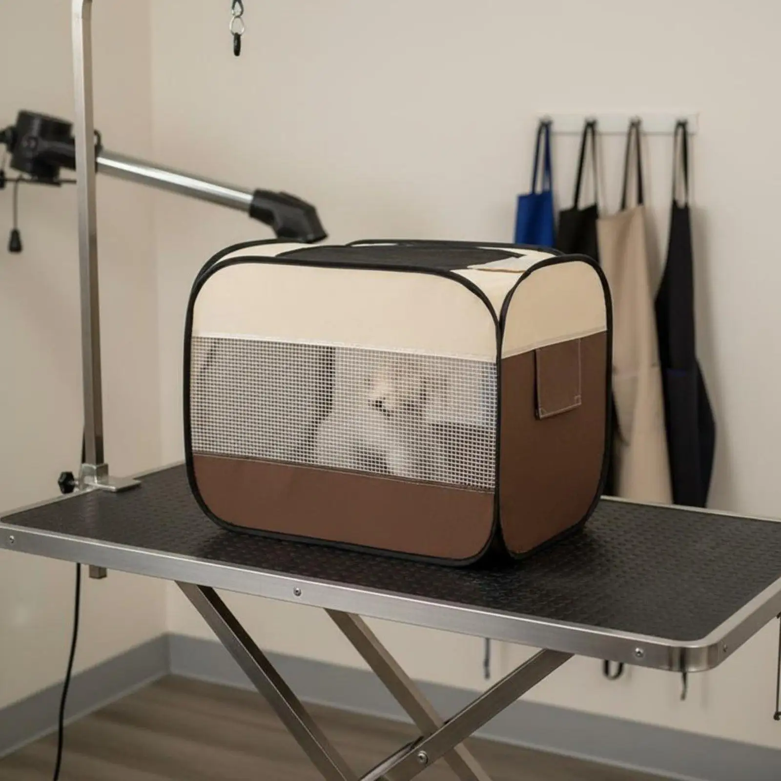 Pet Dryer Box Foldable Pet Dehumidifying Box Easy to Clean for Bath Time, Home Use
